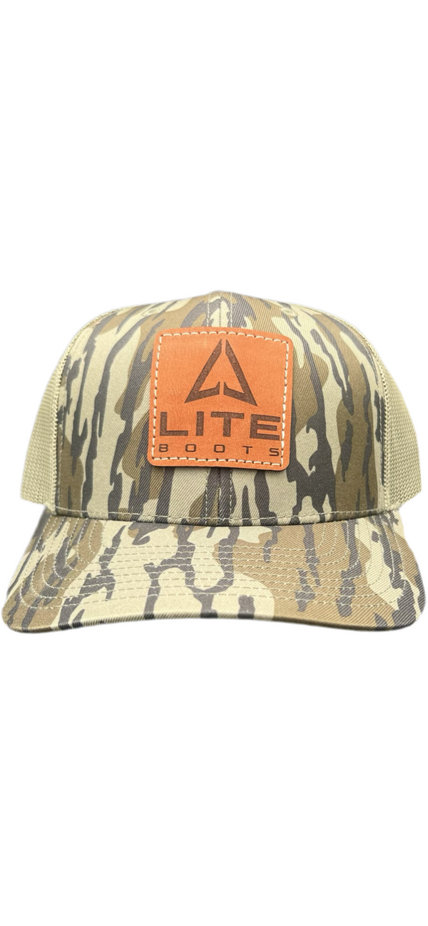 Leather Patch Trucker Hat